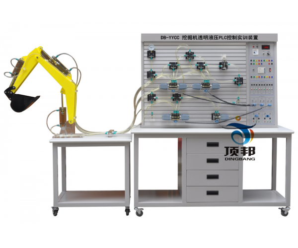 挖掘机透明液压PLC控制实训装置