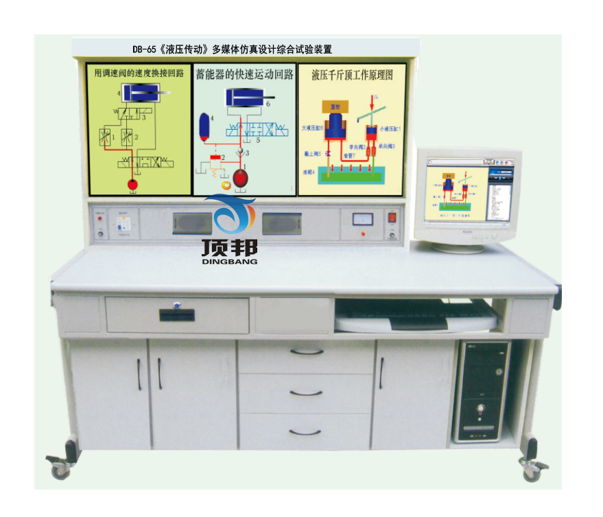 《液压传动》多媒体仿真设计综合试验装置